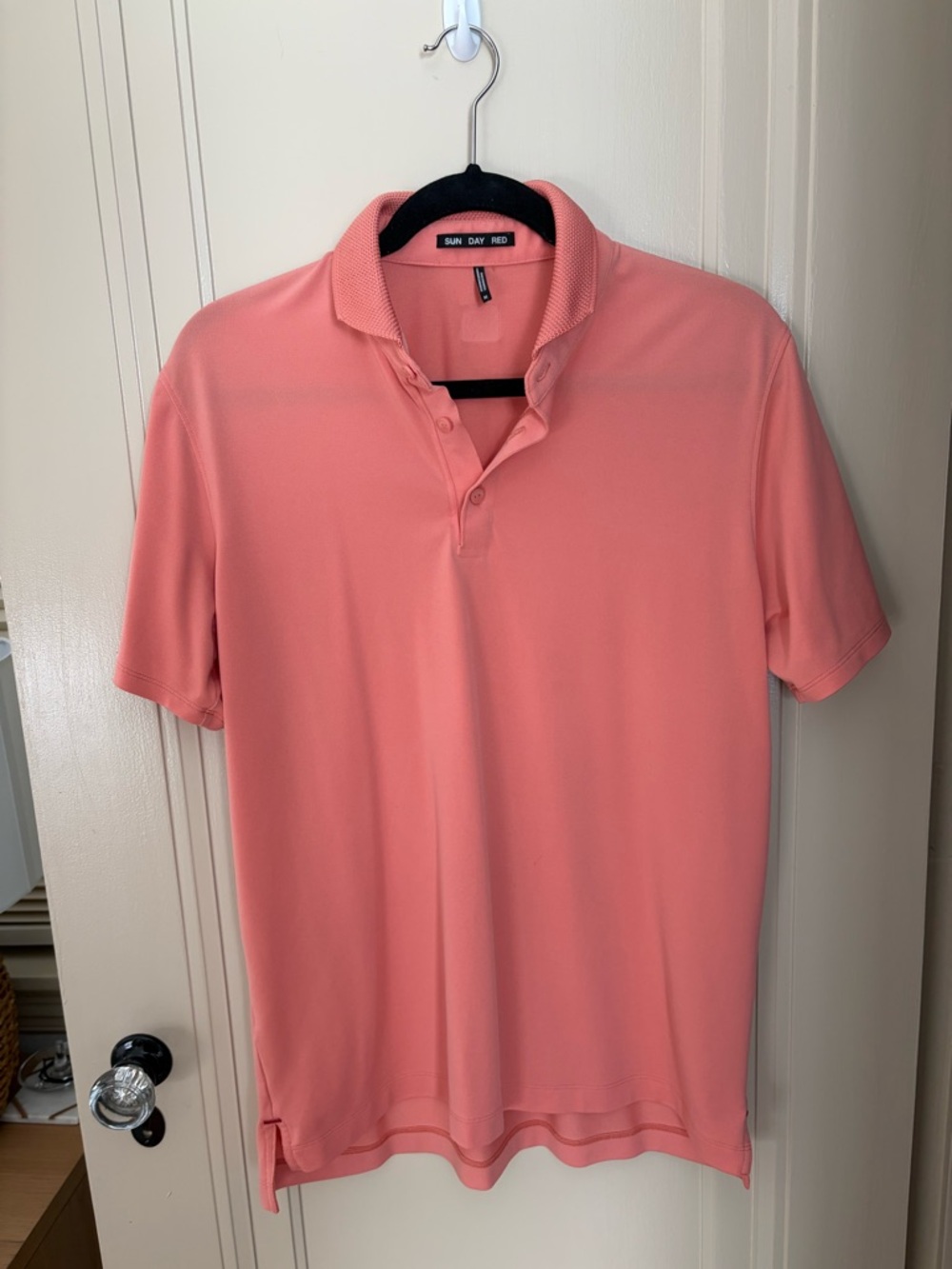Sun Day Red Coral Pique Polo